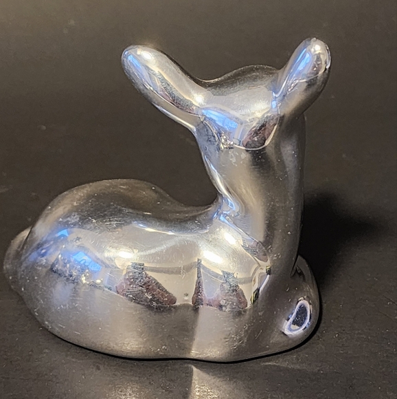 Hoselton Deer, Fawn Sculpture 1758, Figurine, Aluminum Sculpture - Picture 2 of 6